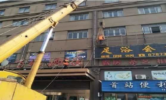 贵溪安装较高的门店招牌有什么好的方法？